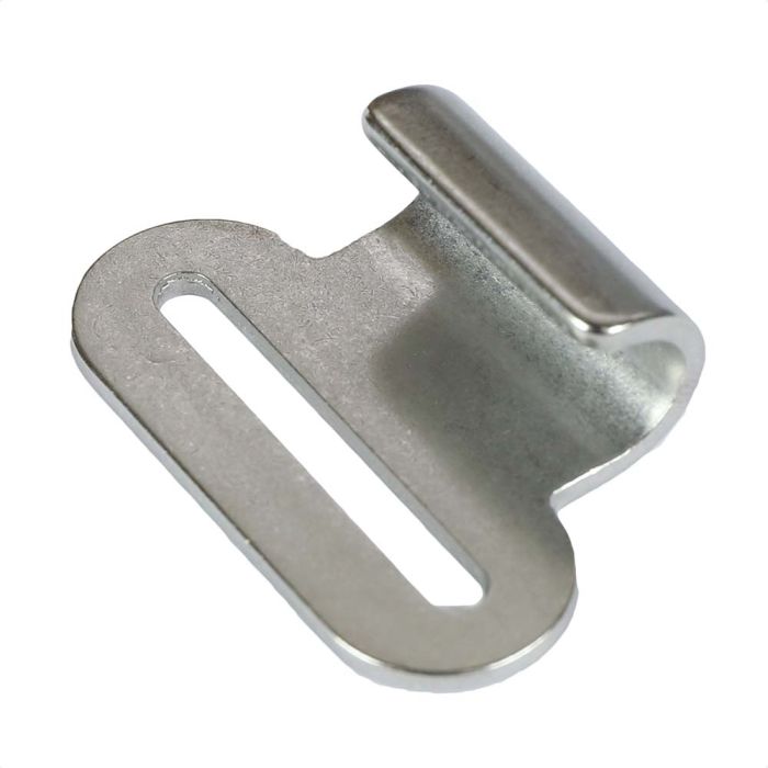 1 Inch Stainless Steel Flat Hook - Strapworks