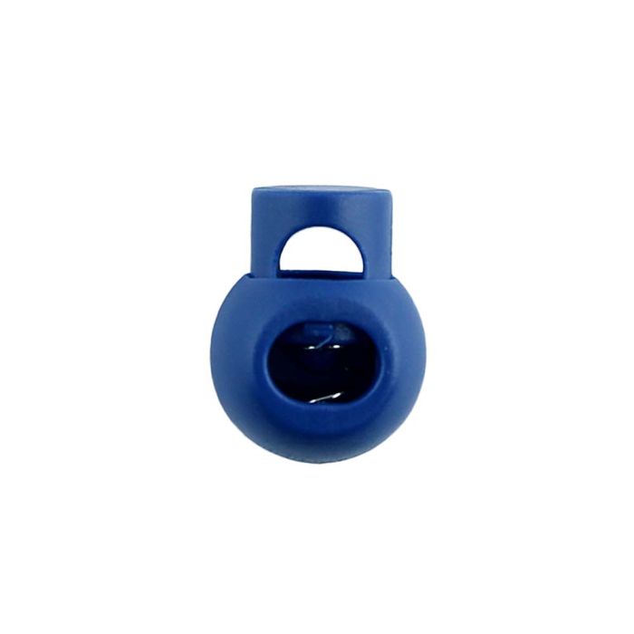 Navy Blue Ball Style Plastic Cord Lock - Strapworks