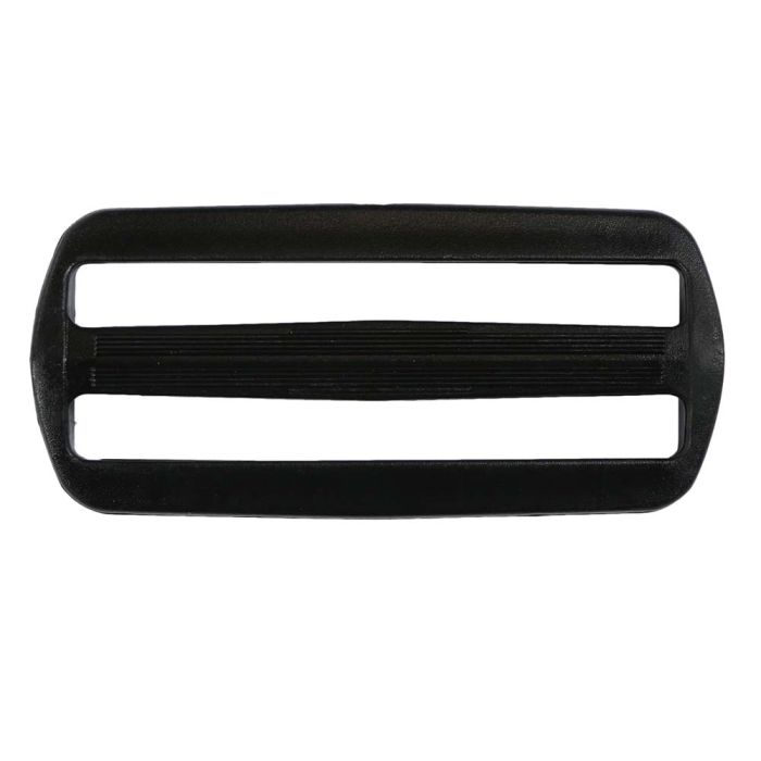 sacoora 12pcs 1-3/4 Plastic Curve Tri-Glide Slider Adjustable Buckle for  Bags Webbing 45mm Black …
