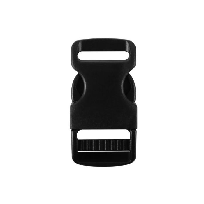 1 Inch Black Single Adjust Side Release Buckle , 10 Pack