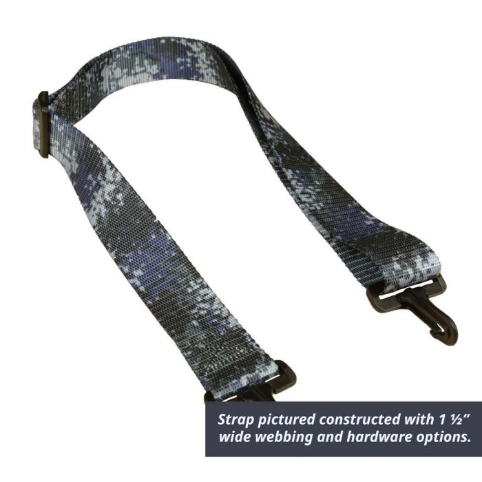 Nylon Webbing Strap - Adjustable - 1 (inch) Wide - Choose Color