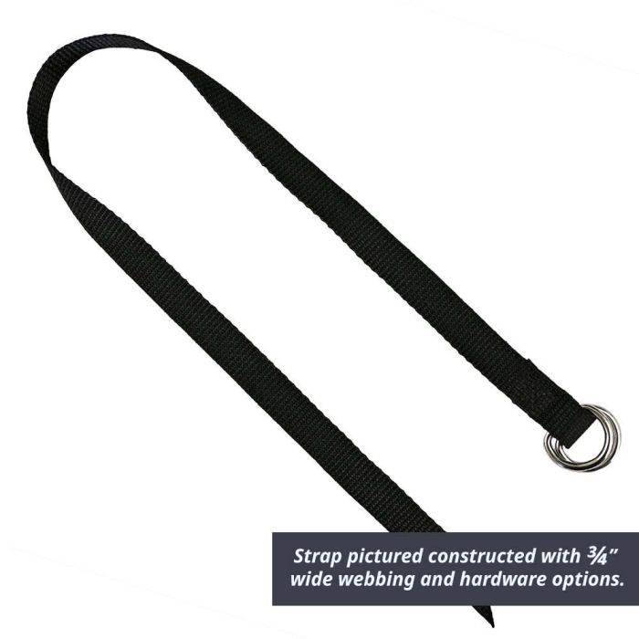 1 1/2 Inch Double D-Ring Strap - Strapworks