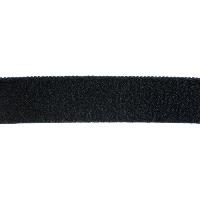 Strong Flexible Black Hook and Loop Elastic Straps with Non-Slip