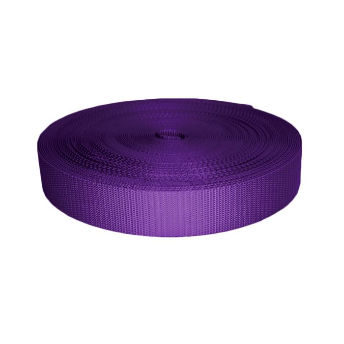 1-1/2 Inch Utility Polyester Webbing Purple - Strapworks