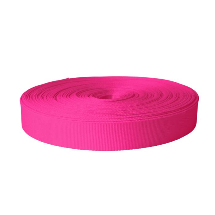 1 Inch Polyester Ribbon Pink - Strapworks