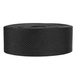 DuraGrip® Brand - 1 Black Lightweight Polypropylene Webbing