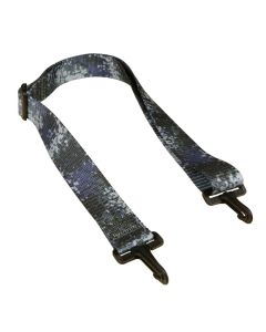 Black Plated Metal Oval Carabiner - Strapworks