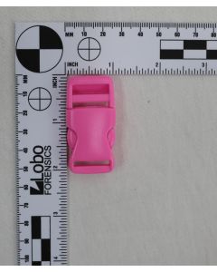 3/4 Inch Clearance Plastic Side Release Buckle Single Adjust Pink