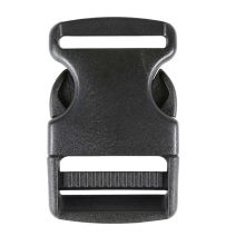 World Famous 2 Pack 1 Black Quick Release Buckles