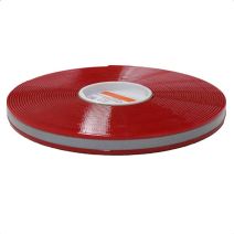 25 Foot Roll of 3/4 Inch BioThane Coated Webbing -  Light Red Reflective