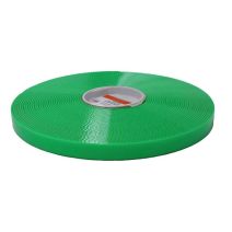 25 Foot Roll of 3/4 Inch BioThane Coated Webbing -  Hot Green Translucent