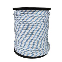 1/2 Inch Kernmantle Rope - White with Blue Tracer