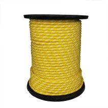 1/2 Inch Kernmantle Rope - Yellow with White Tracer