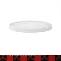 3/4 Inch Sublimated Elastic Jolly Roger Red