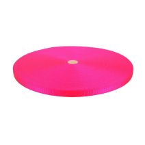 1/2 Inch Flat Nylon Webbing Hot Pink