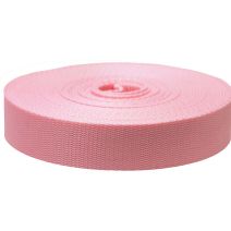 1-1/2 Inch Flat Nylon Webbing Pink