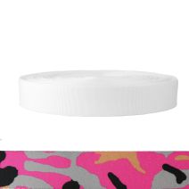 1-1/2 Inch Mil-Spec 17337 Style Polyester Webbing Camouflage Pink
