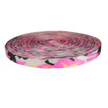 1 Inch Picture Quality Polyester Webbing Camouflage Pink