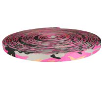 3/4 Inch Picture Quality Polyester Webbing Camouflage Pink