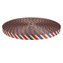 3/4 Inch Picture Quality Polyester Webbing Patriot