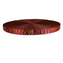 3/4 Inch Picture Quality Polyester Webbing Tiger