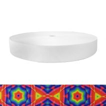 1-1/2 Inch Picture Quality Polyester Webbing Starburst