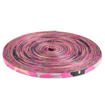 3/8 Inch Utility Polyester Webbing Camouflage Pink