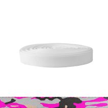 3/4 Inch Polyester Ribbon Camouflage Pink