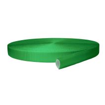 1 Inch Tubular Polyester Webbing  Green
