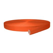 1 Inch Tubular Polyester Webbing  Orange