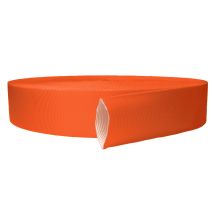 2 Inch Tubular Polyester Webbing  Orange