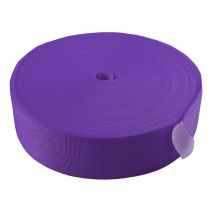 2 1/3 Inch Tubular Polyester Webbing  Purple