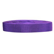 3/4 Inch Heavyweight Polypropylene Webbing Purple