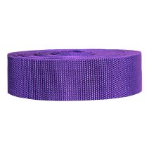 1-1/2 Inch Heavyweight Polypropylene Webbing Purple