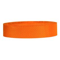 1 Inch Lightweight Polypropylene Webbing Orange