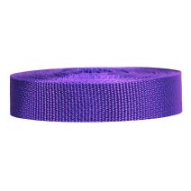 1 Inch Lightweight Polypropylene Webbing Purple