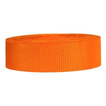 1-1/2 Inch Lightweight Polypropylene Webbing Orange