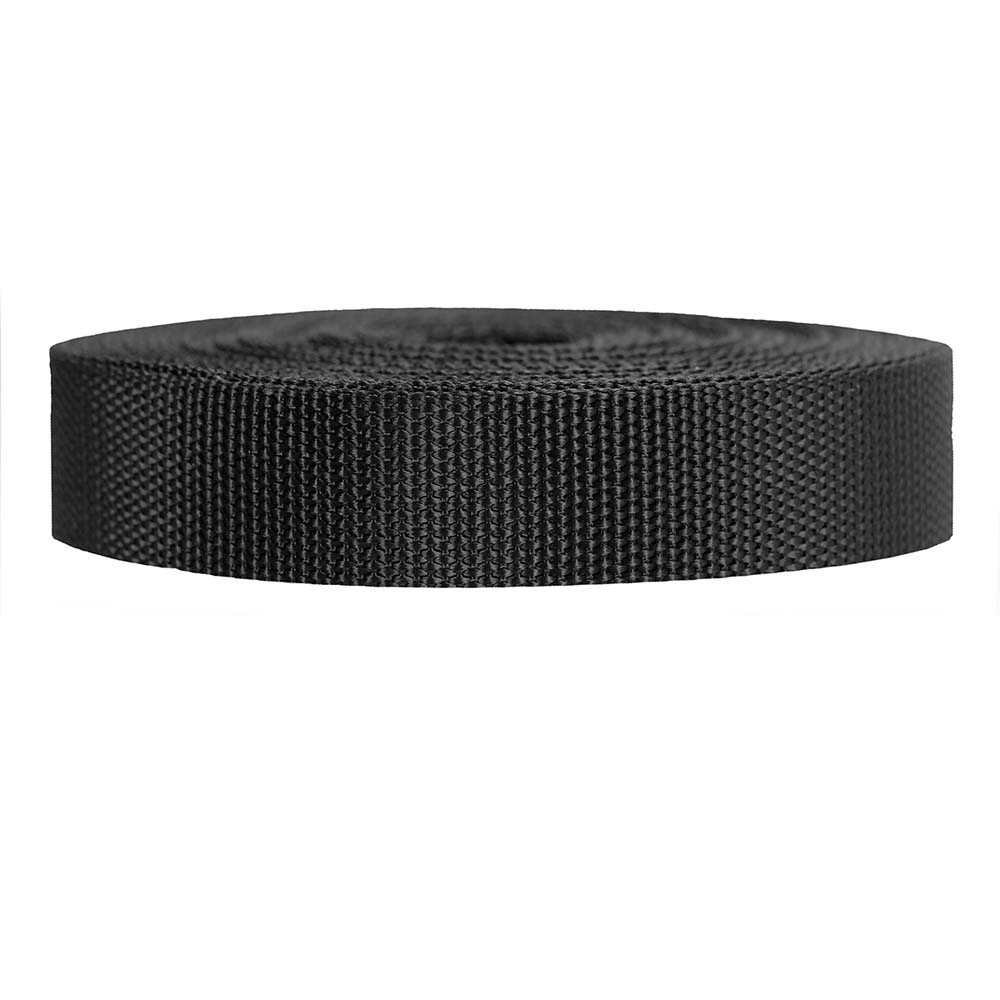 Image of 1 Inch Heavyweight Polypropylene Black