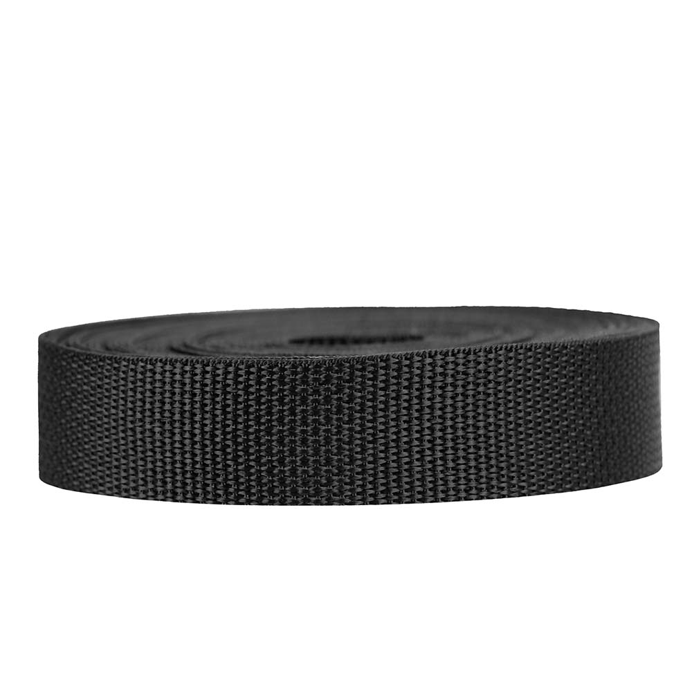 Image of 1 Inch Lightweight Polypropylene Black